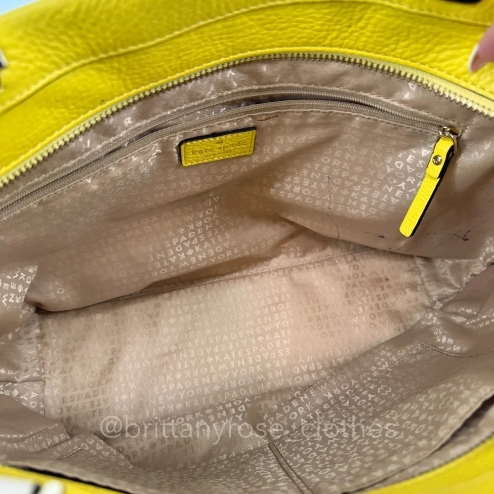 KATE SPADE Demarco Houston Street Tote in Limoncello 🍋